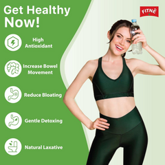 FITNE Herbal Infusion Green Tea Flavoured – 15 Tea Bags (2.65g each)