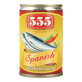 555 Spanish Style Sardines In Oil - 155g