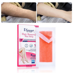 Disaar Hair Health Hair Removal Wax Strips – Normal Skin (20 Strips × 3 Packs Combo)