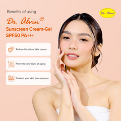 Dr. Alwin Whitening Sunscreen Cream Gel SPF 50+ 50ml