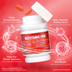 Stresstabs Multivitamins + Iron (30 Tablets)