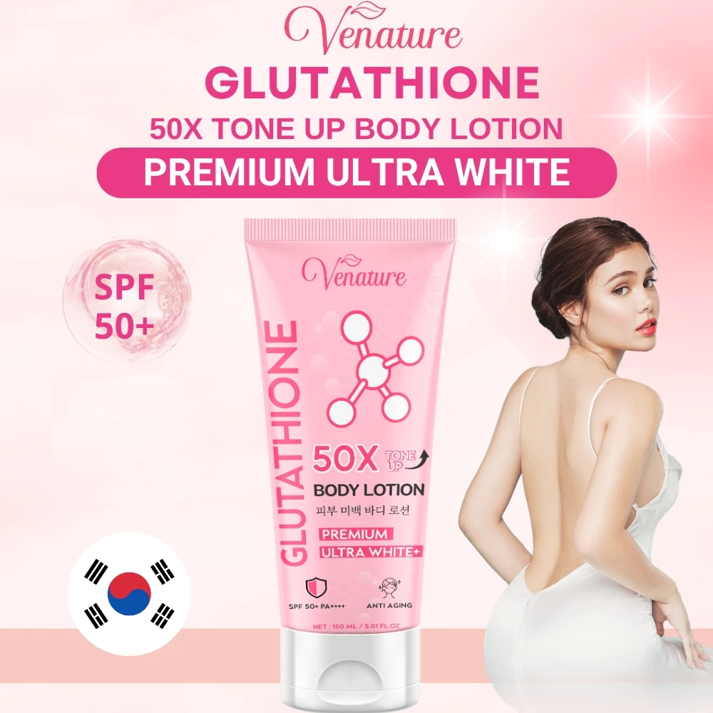 Venature Glutathione 50x Tone Up Body Lotion - 150ml Sige Mart UAE Venature Glutathione 50x Tone Up Body Lotion - 150ml Sige Mart UAE