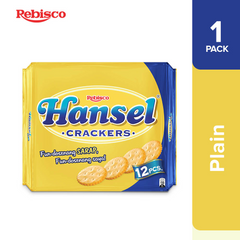 Rebisco Hansel Crackers Plain - 32g x 10pcs