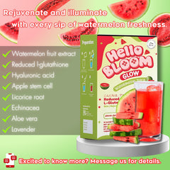 Hello Bloom Glow Watermelon Juice - 180g