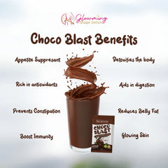 Glowing Shape Choco Blast Chocolate Powder Drink Mix – 200g (10 sachets x 20g)