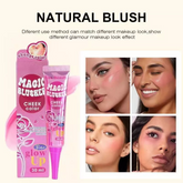 Kiss Beauty Magic Blusher Cheek Color Rose Glow Up - 30ml