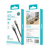 BWOO Metal Data Cable USB To Micro BO-X288V