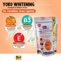 Yoko Armpit & Bikini Area Whitening Spa Salt Body Scrub - 220g