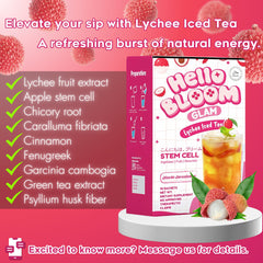Hello Bloom Glam Lychee Iced Tea - 180g