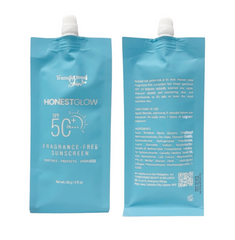 Honest Glow SPF50+ PA+++ Fragrance Free Sunscreen - 50g