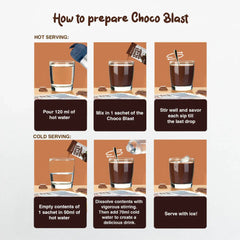 Glowing Shape Choco Blast Chocolate Powder Drink Mix – 200g (10 sachets x 20g)