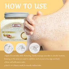 Skin Doctor Whitening Scrub for Face & Body – Rice (500ml)