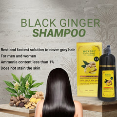 Mokeru Protein Queen Ginger Essence Color Shampoo 2.0 (Dark Coffee) – 500ml
