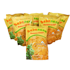 Sabanana Banana Chips Roasted Garlic Flavor - 100g