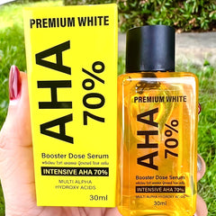Premium White AHA 70% Booster Dose Serum – 30ml