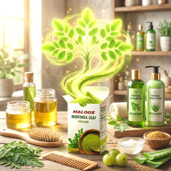 Maloos Moringa Leaf Hair Powder - 100g