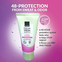 Avon Feelin Fresh Quelch Classic Floral Shower Clean Antiperspirant Deodorant Cream – 55g