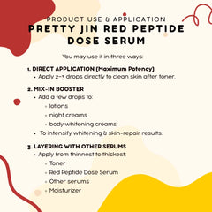 Pretty Jin Red Peptide Dose Serum – 30ml