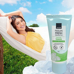 Avon Feelin Fresh Quelch Crystal Tawas Anti-Perspirant Deo Cream - 55g