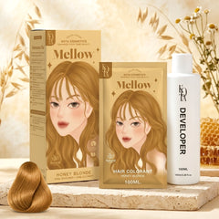 Kota Cosmetics Mellow Hair Color Set - Honey Blonde (100ml + 100ml)