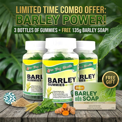 Love Thy Health Barley Gummies 60 Gummies - 3 PCS Combo + FREE Barley Soap 135g
