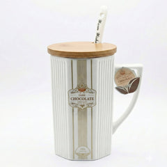 Hot Chocolate Ceramic Mug Gift Set – With Free Gift Wrap