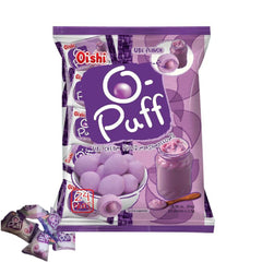 Oishi O-Puff Ube Cream Filled Marshmallow (24 x 3.5g – 84g)
