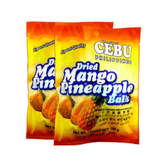 Cebu Dried Mango Pineapple Balls – 100g