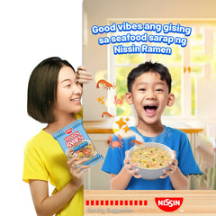 Nissin Ramen Instant Noodles Creamy Seafood – 63g (3 Pack Combo)