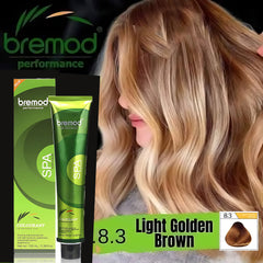Bremod Performance 8.3 Light Golden Brown Hair Color - 100ml