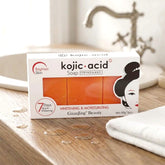 GuanJing Beauty Kojic Acid Whitening & Moisturizing Soap – 65g × 3PCS