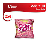 Jack 'n Jill Berry Knots Strawberry Cream Coated Pretzels - 25g