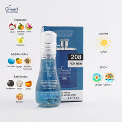 Smart Collection No. 208 Dunhill Desire Blue Eau de Parfum for Men – 15ml