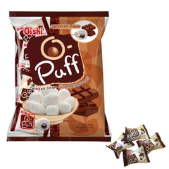 Oishi O-Puff Chocolate Cream Filled Marshmallow (24 x 3.5g – 84g)