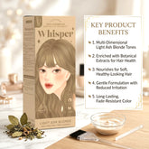 Kota Cosmetics Whisper Hair Color Set – Light Ash Blonde (100ml+100ml)