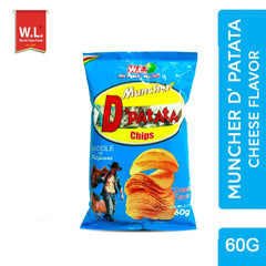 Muncher D'Patata Chips – Cheese Flavor (60g)