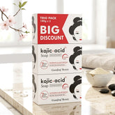 GuanJing Beauty Kojic Acid Whitening & Moisturizing Soap – 100g × 3PCS