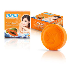 MENA Papaya Soap – Cooling Formular Lightening & Refresh (150g)