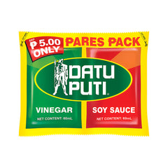 Datu Puti Vinegar + Soy Sauce Set (60ml each) Combo Pack