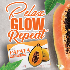 RDL Papaya Brightening Soap with Sunscreen – 3X Value Pack (3 x 65g)