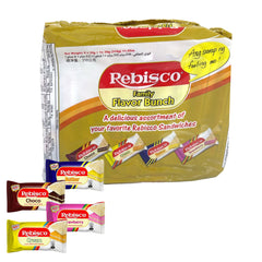Rebisco Family Flavor Bunch – Assorted Cracker Sandwiches with Cream Filling (318g)