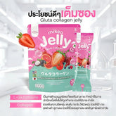 Mikeo Jelly Gluta Collagen – Strawberry Flavor (30 Sachets x 15g)