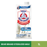 Nestle Bear Brand Sterilized Full Cream Milk - 1L