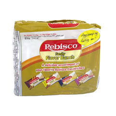 Rebisco Family Flavor Bunch – Assorted Cracker Sandwiches with Cream Filling (318g)
