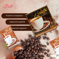 Glutalipo 13-in-1 Detox Coffee – Box of 10 Sachets X 21g Each