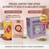 C-Nine Complete (C9 Capsule + C9 Coffee) Slimming Combo + FREE Coffee Mug Set