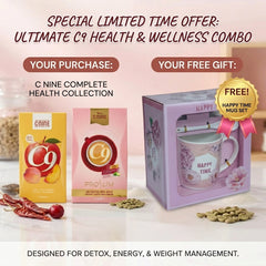 C-Nine Complete (C9 Capsule + C9 Coffee) Slimming Combo + FREE Coffee Mug Set
