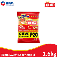 White King Fiesta Sweet Spaghetti & Sauce with Parmesan Cheese Set – 1.6kg