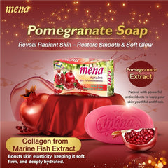 Mena Herbal Soap Pomegranate & Collagen – 100g
