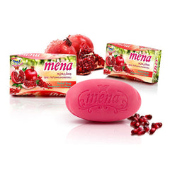Mena Herbal Soap Pomegranate & Collagen – 100g
